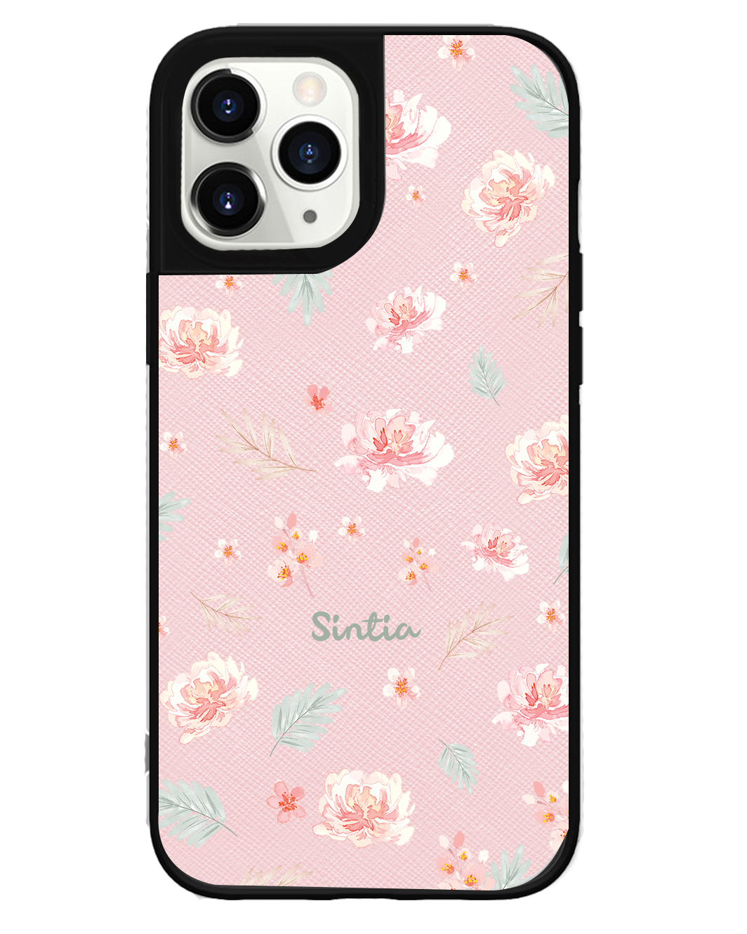 iPhone Leather Grip Case - Botanical Garden 4.0