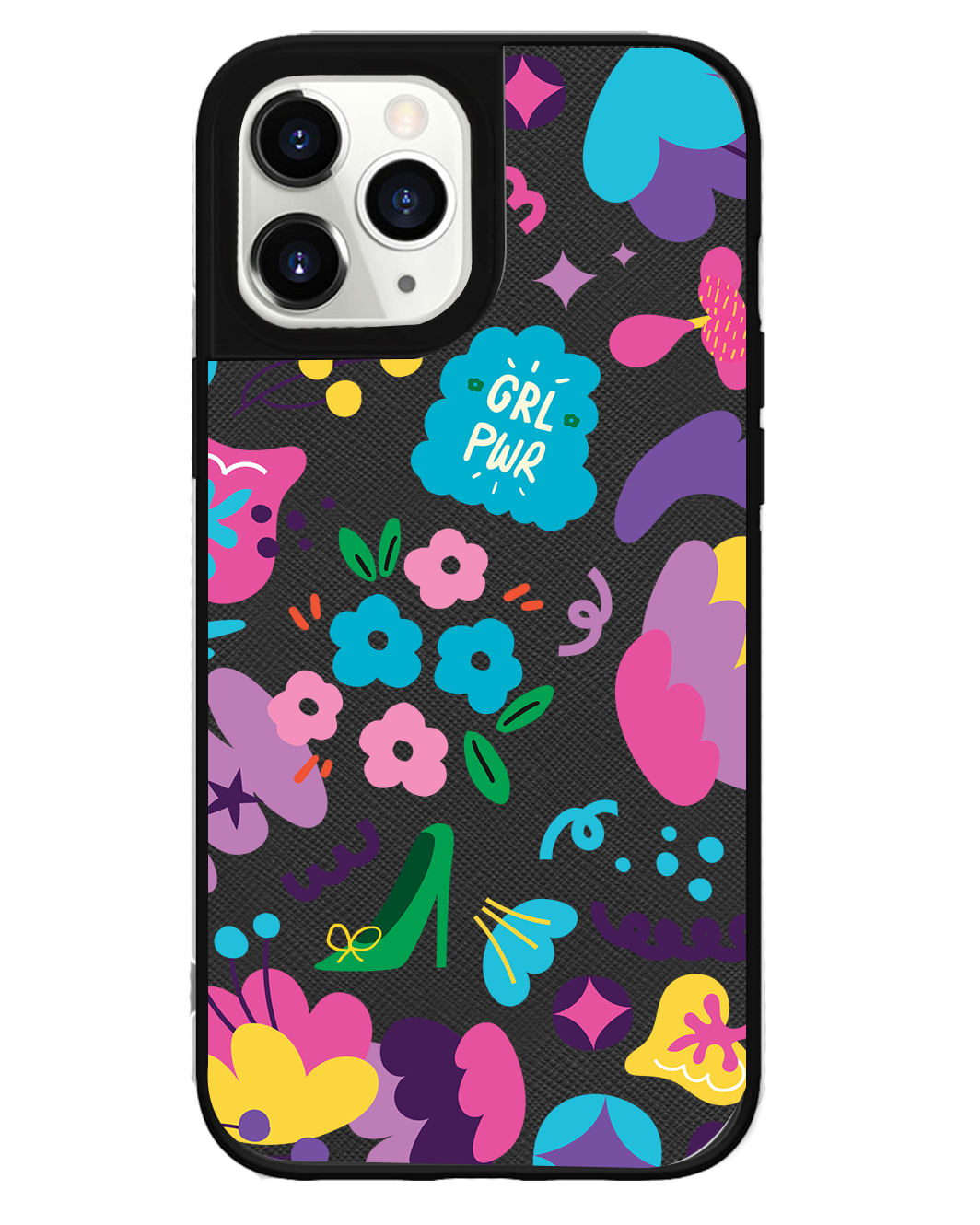 iPhone Leather Grip Case - Girl Power