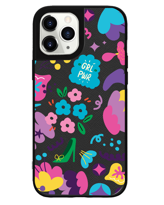 iPhone Leather Grip Case - Girl Power