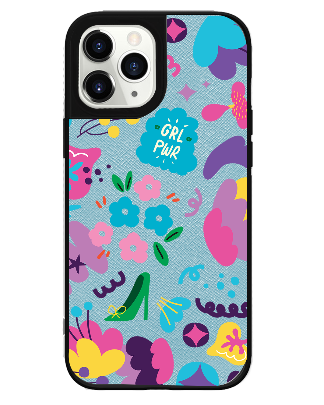 iPhone Leather Grip Case - Girl Power