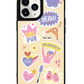 iPhone Leather Grip Case - Girl Power Sticker Pack