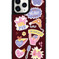 iPhone Leather Grip Case - Girl Power Sticker Pack