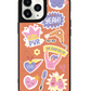 iPhone Leather Grip Case - Girl Power Sticker Pack