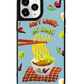 iPhone Leather Grip Case - Go Eat Some Mie