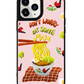 iPhone Leather Grip Case - Go Eat Some Mie