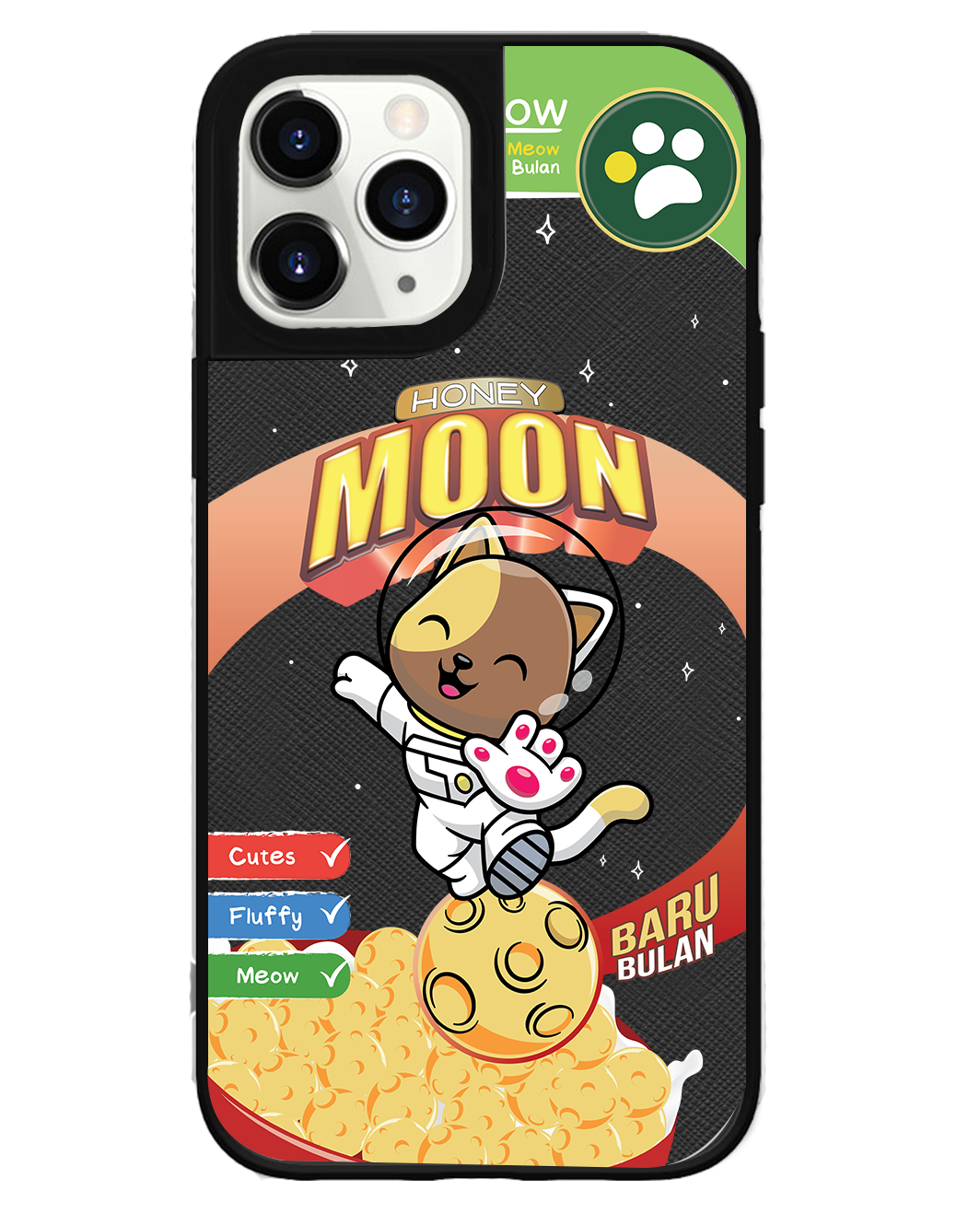 iPhone Leather Grip Case - Honey Moon