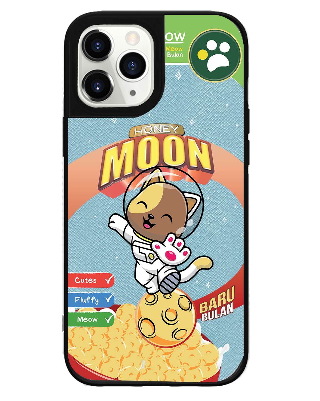 iPhone Leather Grip Case - Honey Moon