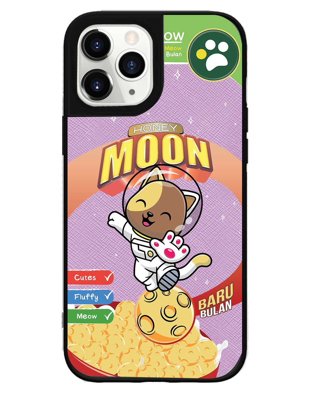 iPhone Leather Grip Case - Honey Moon