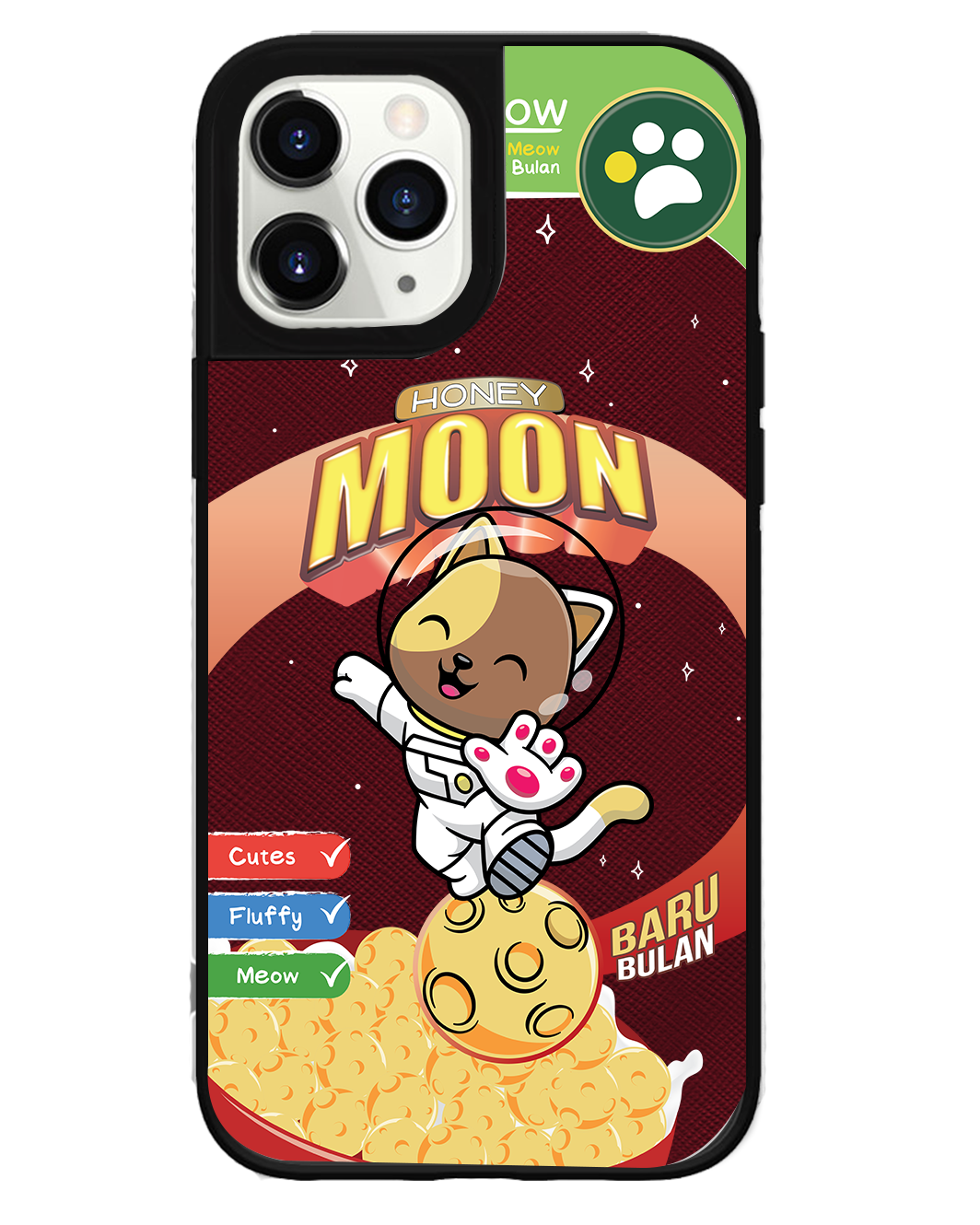 iPhone Leather Grip Case - Honey Moon