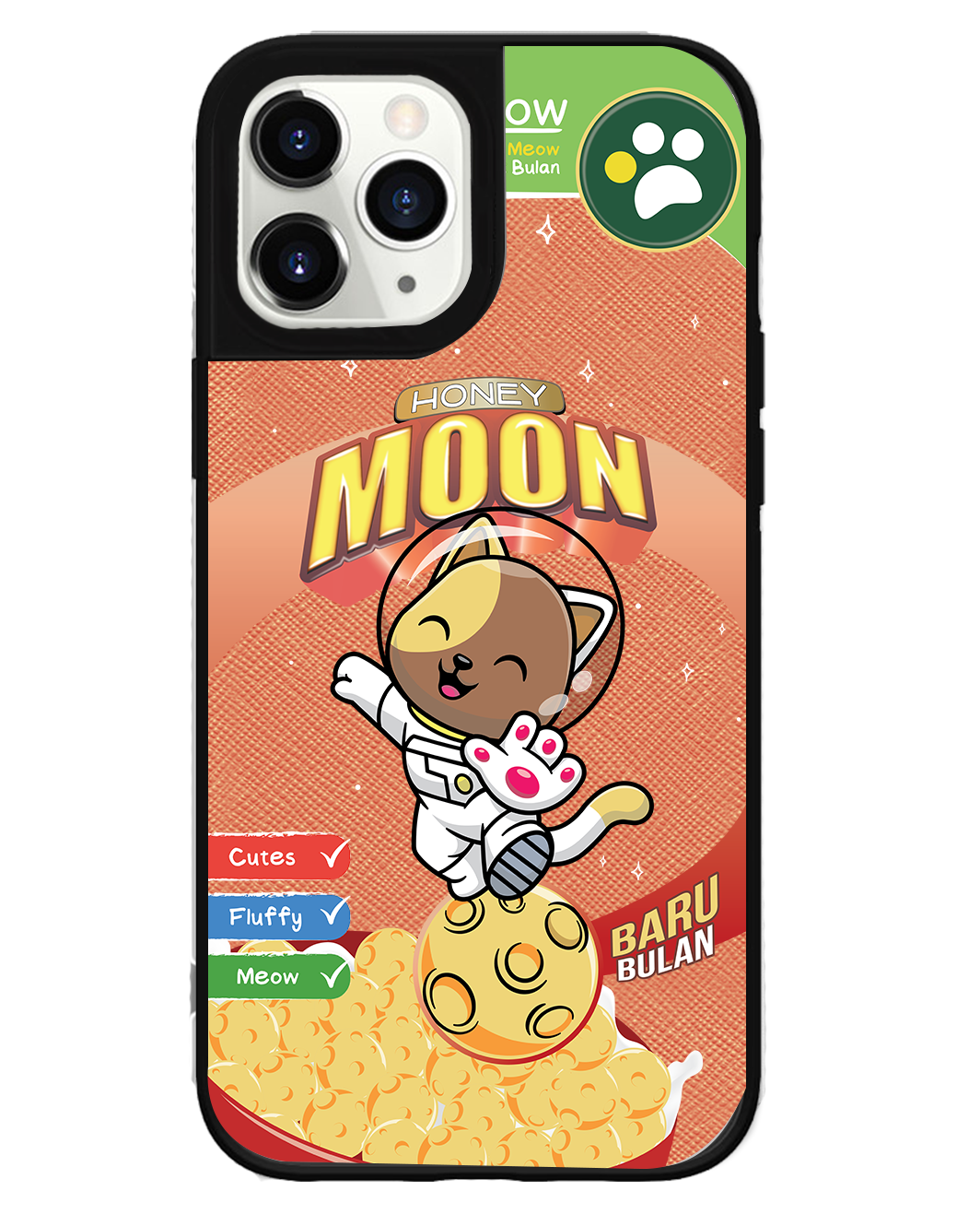 iPhone Leather Grip Case - Honey Moon