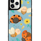 iPhone Leather Grip Case - Ladybug & Bee