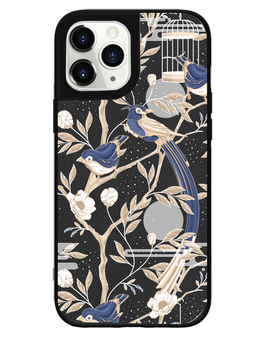 iPhone Leather Grip Case - Lovebird 1.0