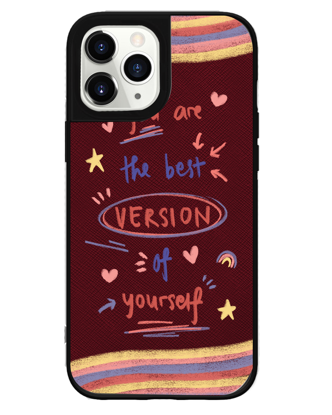 iPhone Leather Grip Case - Love Yourself