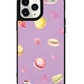 iPhone Leather Grip Case - Macarons