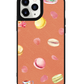 iPhone Leather Grip Case - Macarons