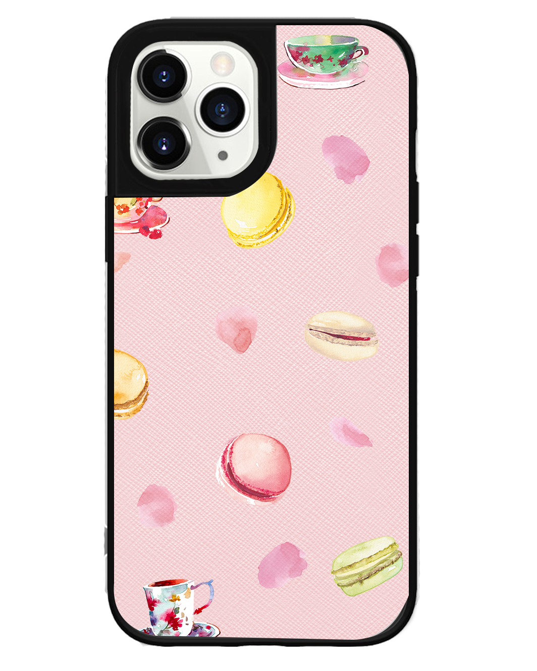 iPhone Leather Grip Case - Macarons