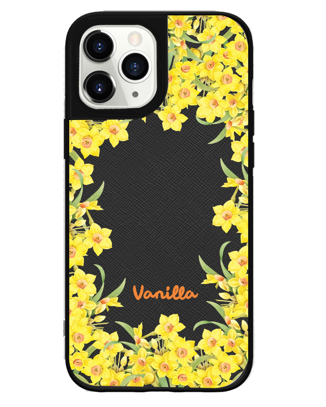 iPhone Leather Grip Case - March Daffodils