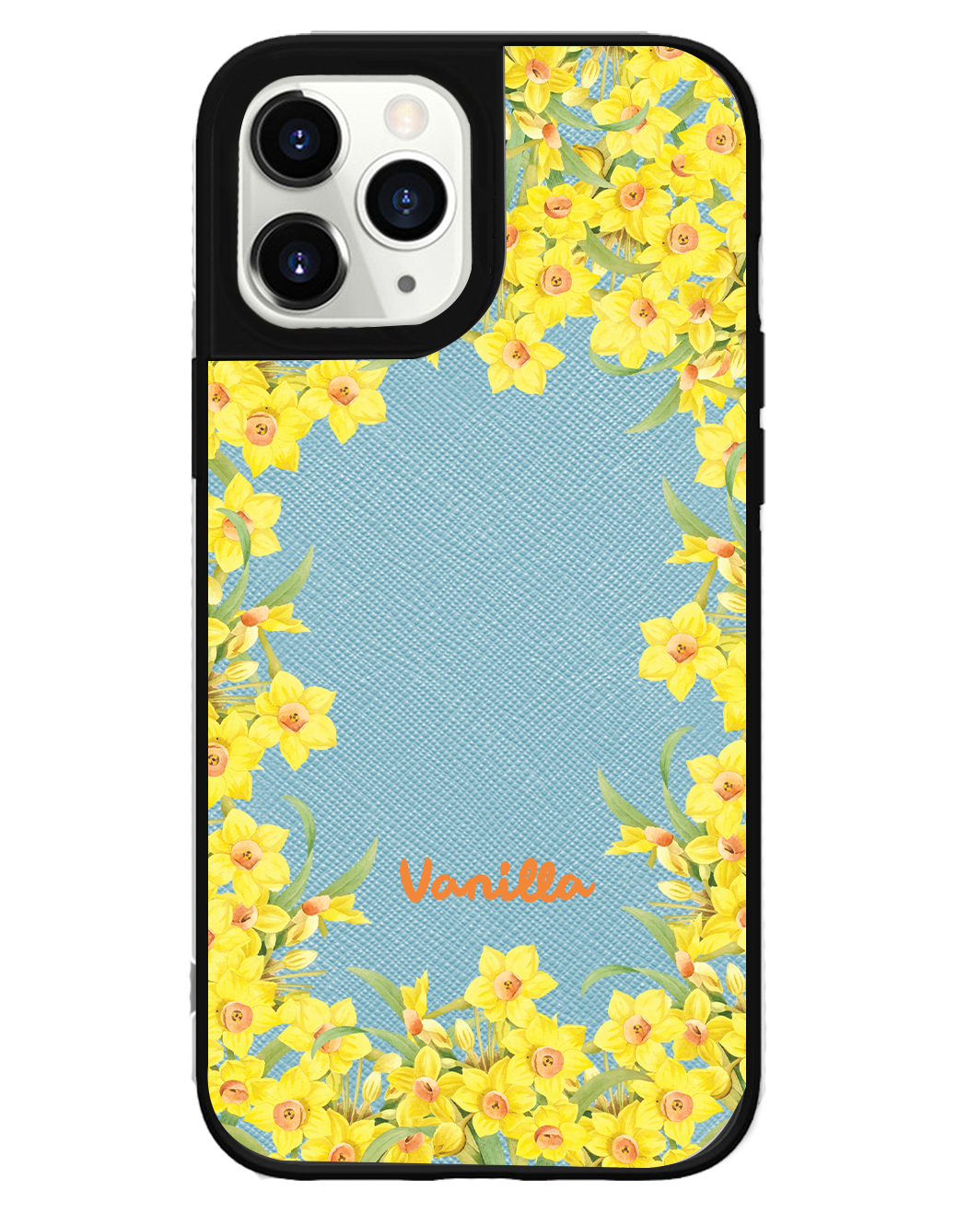 iPhone Leather Grip Case - March Daffodils