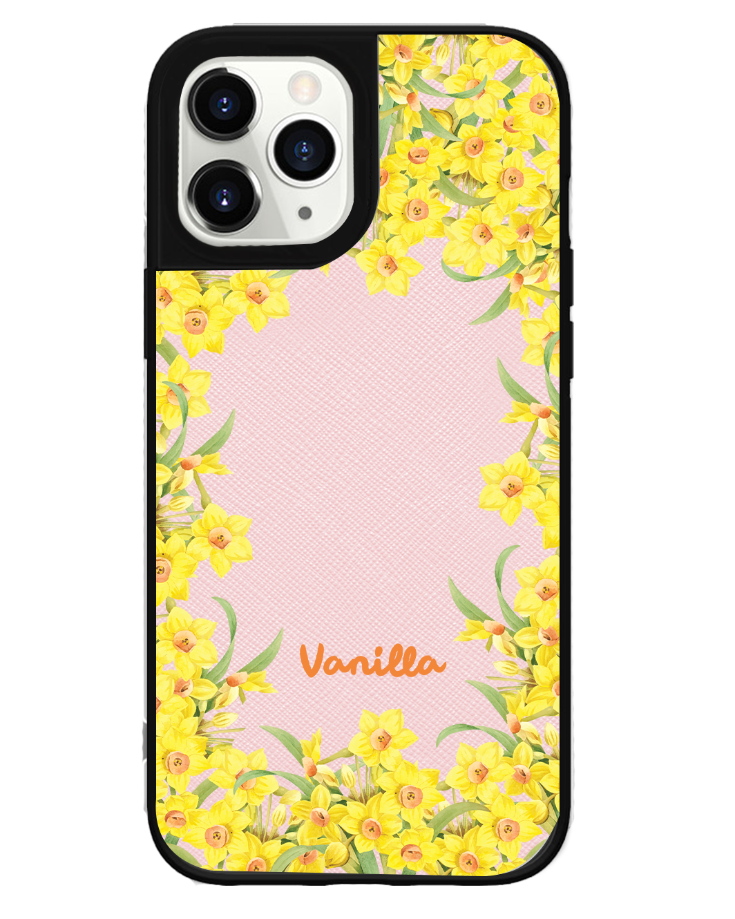 iPhone Leather Grip Case - March Daffodils