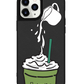 iPhone Leather Grip Case - Greentea Matcha Frappe