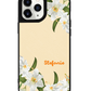 iPhone Leather Grip Case - May Lily of the Valley