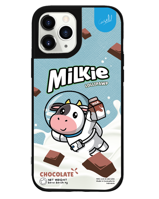 iPhone Leather Grip Case - Milkie