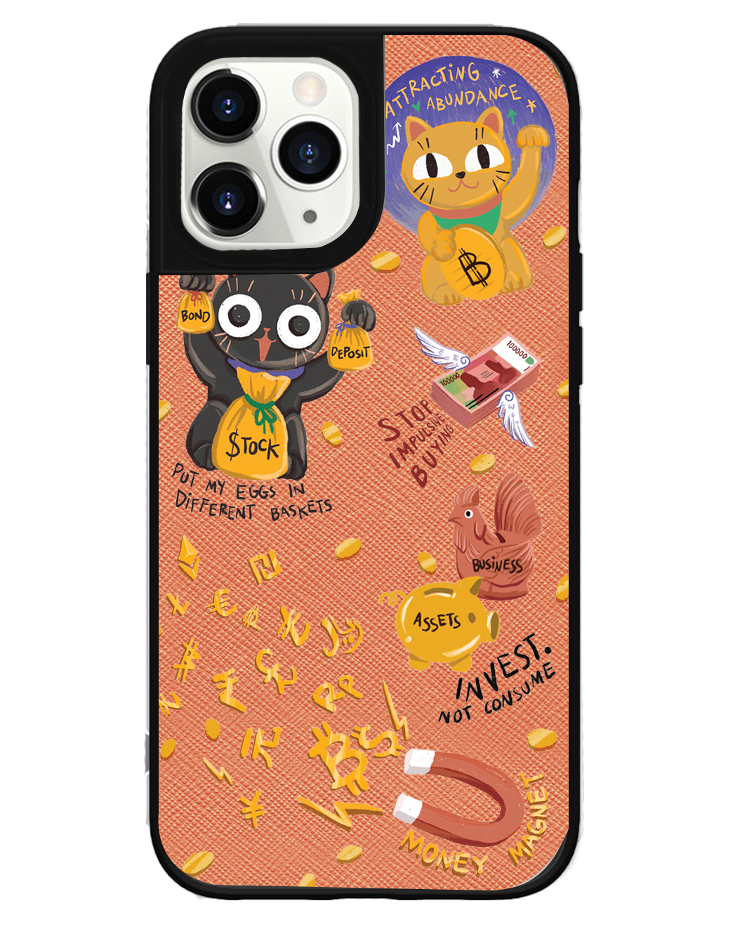 iPhone Leather Grip Case - I am... Money Magnet!!!!