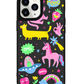 iPhone Leather Grip Case - Monster Say Good Mood