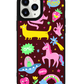 iPhone Leather Grip Case - Monster Say Good Mood