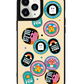 iPhone Leather Grip Case - Monster Sticker Pack