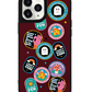 iPhone Leather Grip Case - Monster Sticker Pack