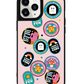 iPhone Leather Grip Case - Monster Sticker Pack