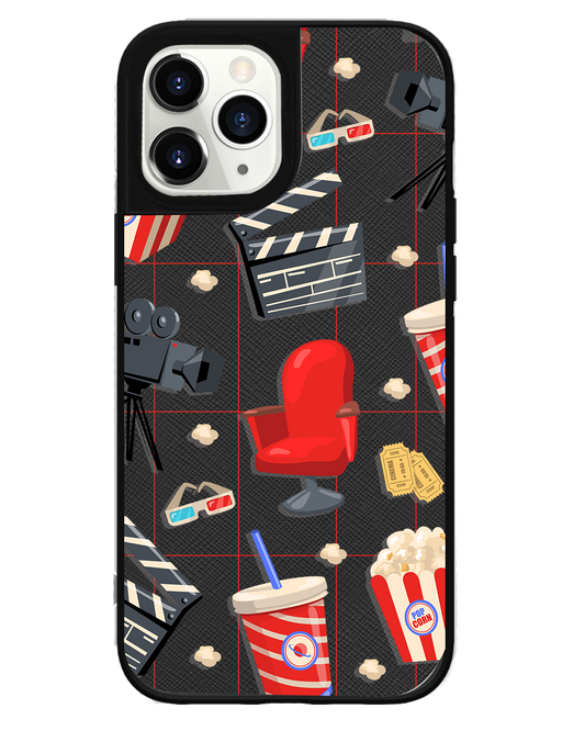 iPhone Leather Grip Case - Movienight