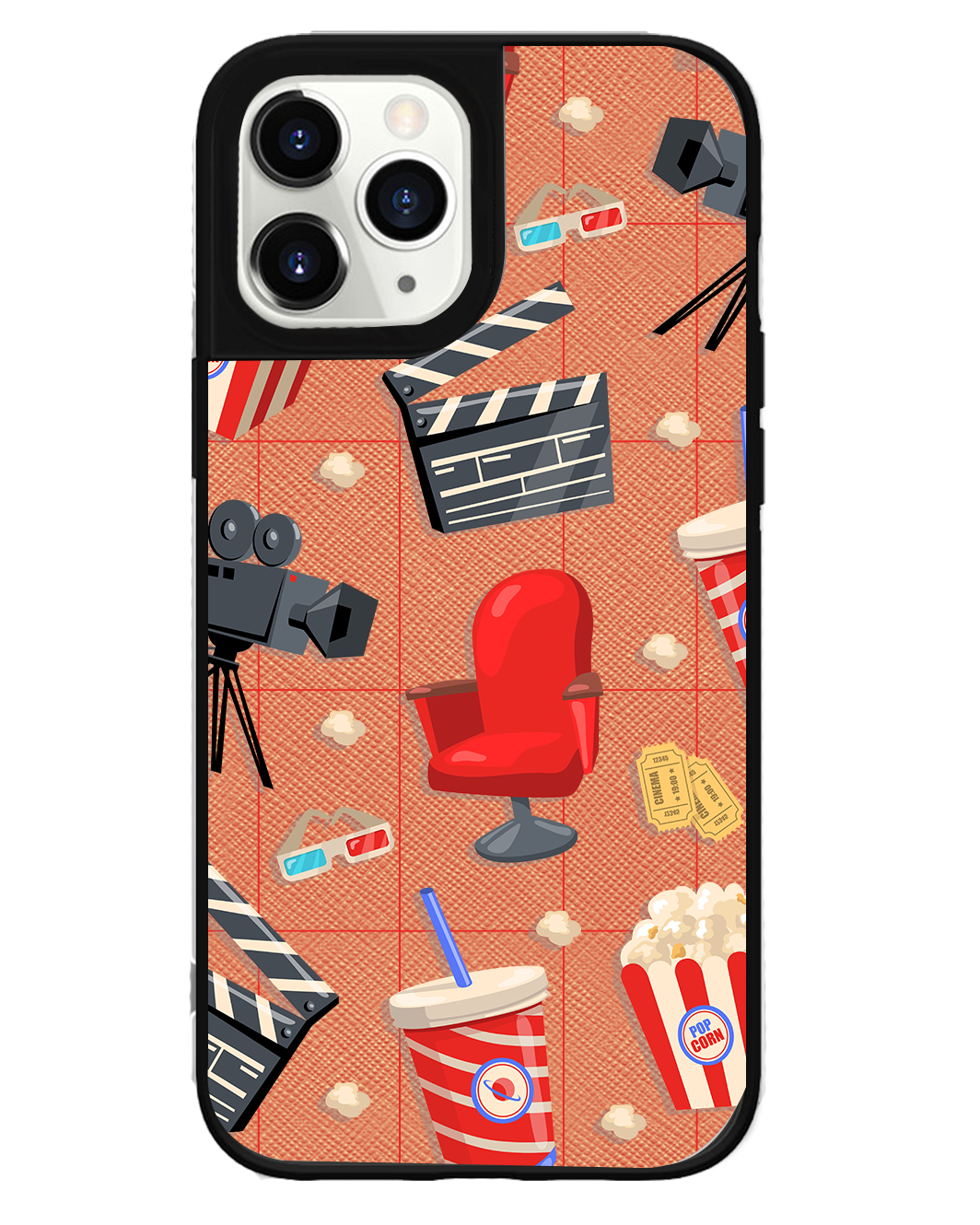 iPhone Leather Grip Case - Movienight