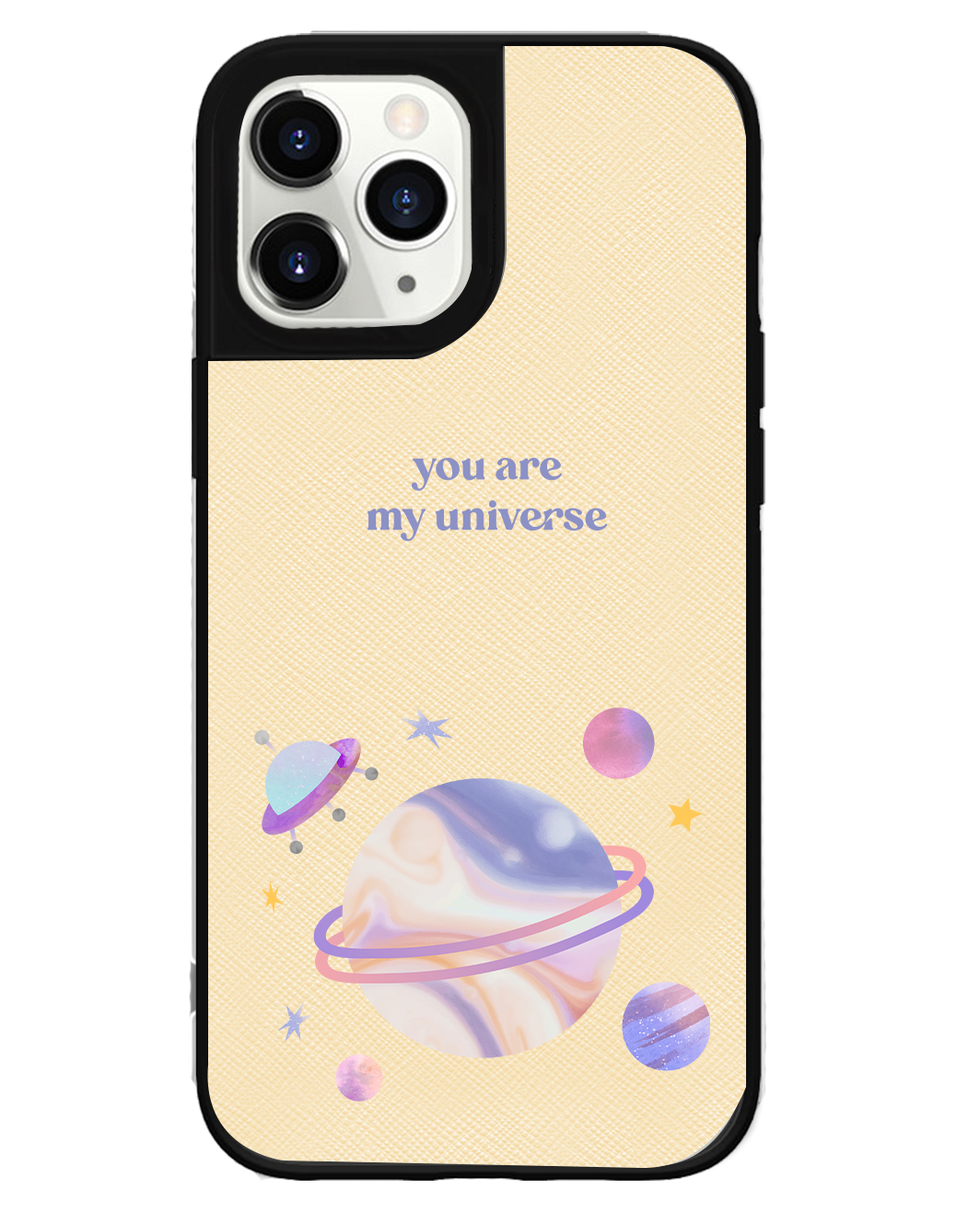 iPhone Leather Grip Case - My Universe