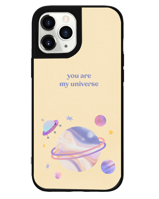 iPhone Leather Grip Case - My Universe