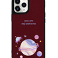 iPhone Leather Grip Case - My Universe