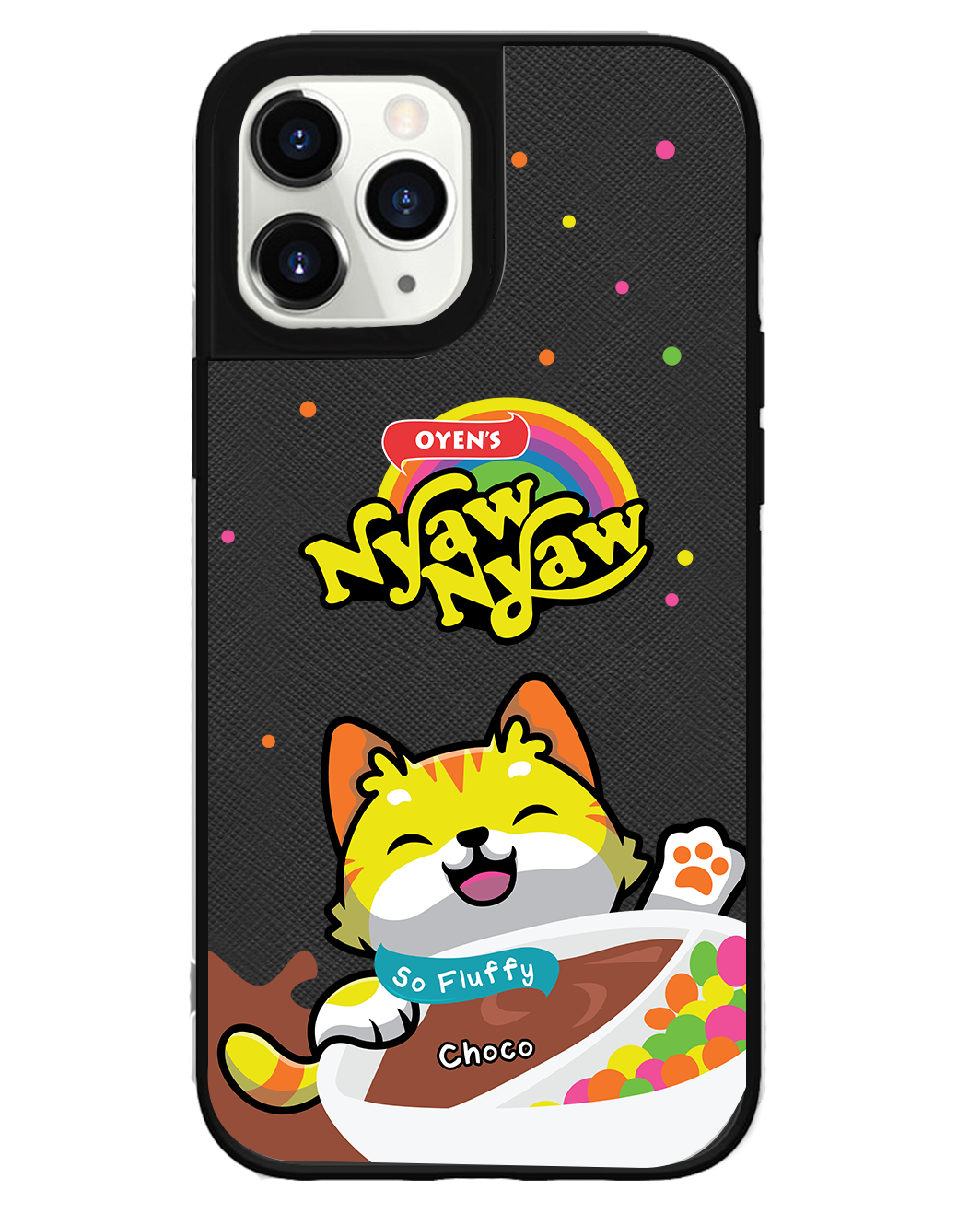 iPhone Leather Grip Case - Nyaw Nyaw