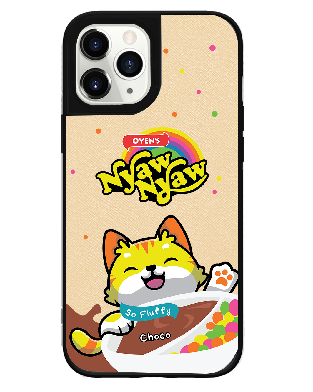 iPhone Leather Grip Case - Nyaw Nyaw