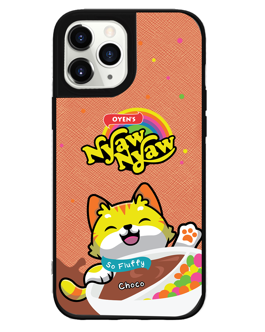 iPhone Leather Grip Case - Nyaw Nyaw