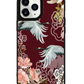 iPhone Leather Grip Case - Oil Painting Bird