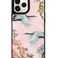 iPhone Leather Grip Case - Oil Painting Bird