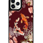 iPhone Leather Grip Case - Oil Painting Koi