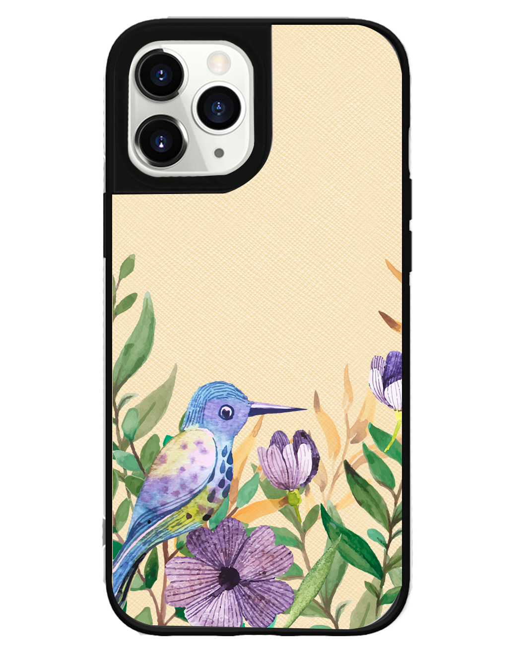 iPhone Leather Grip Case - Orchid