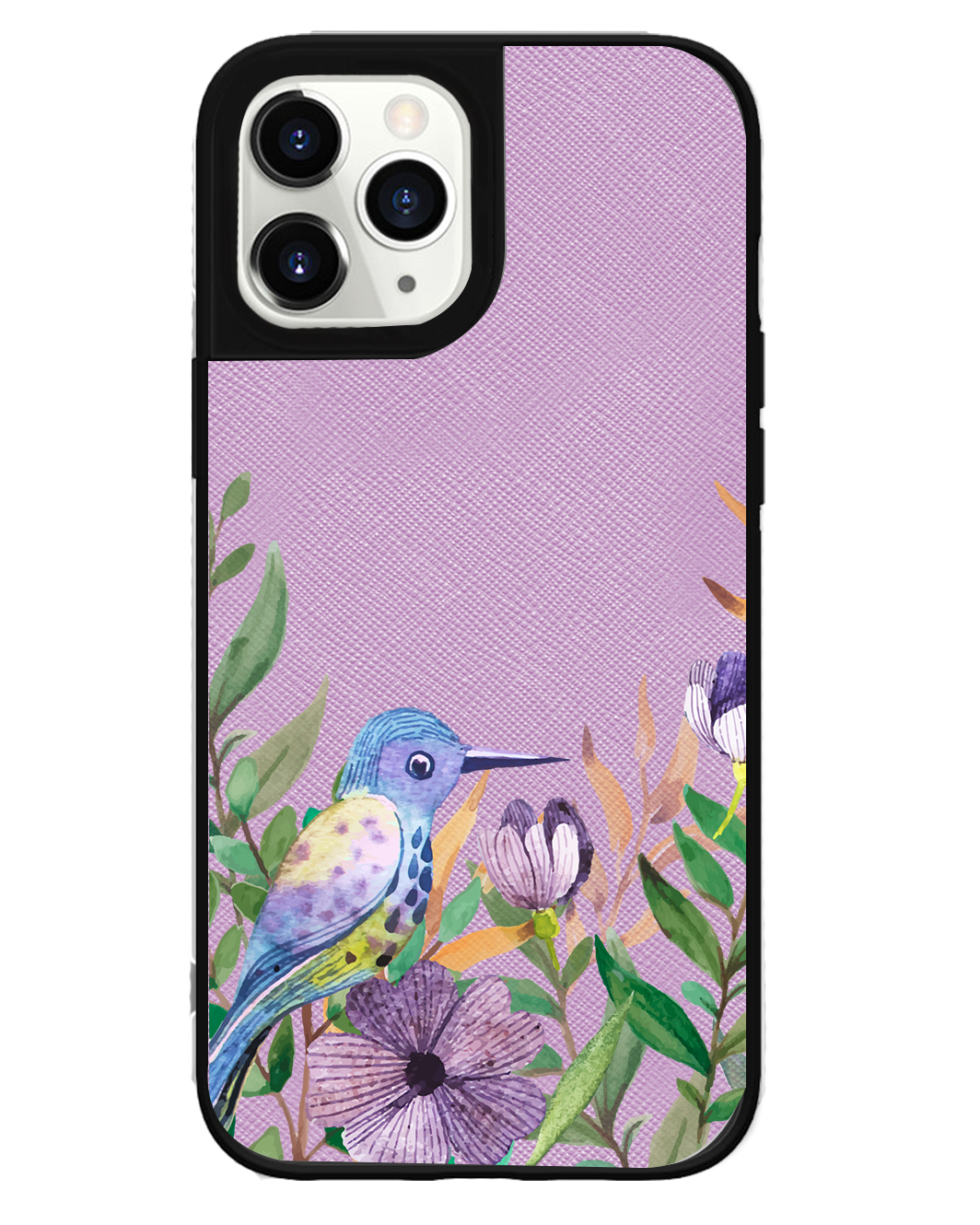 iPhone Leather Grip Case - Orchid