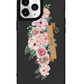 iPhone Leather Grip Case - Peony