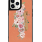 iPhone Leather Grip Case - Peony