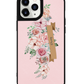 iPhone Leather Grip Case - Peony