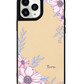 iPhone Leather Grip Case - Pink Blossom