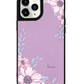 iPhone Leather Grip Case - Pink Blossom